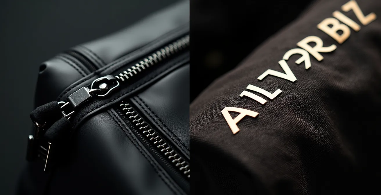 Composition minimaliste montrant les détails techniques d'une polaire haut de gamme