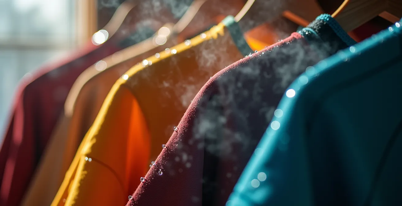 Système de séchage organisé pour vêtements de ski dans un petit espace